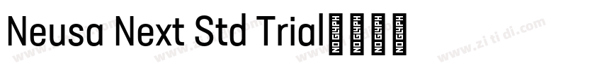 Neusa Next Std Trial字体转换